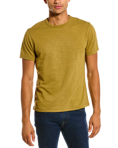 Shop Alex Mill Standard T-shirt In Yellow