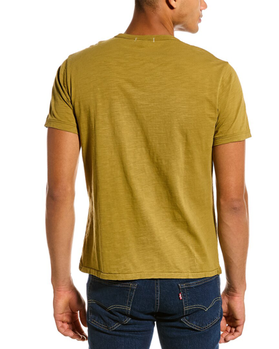 Shop Alex Mill Standard T-shirt In Yellow