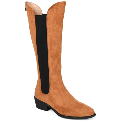 Shop Journee Collection Women's Tru Comfort Foam Extra Wide Calf Celesst Boot In Brown