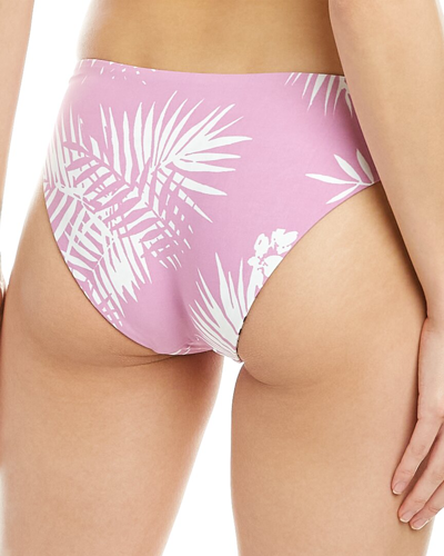 Shop Isabella Rose Maui Reversible Bikini Bottom In Pink