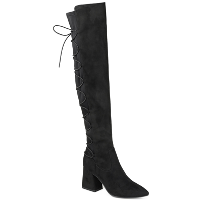 Journee Collection Collection Women's Tru Comfort Foam Wide Calf Valorie Boot In Black