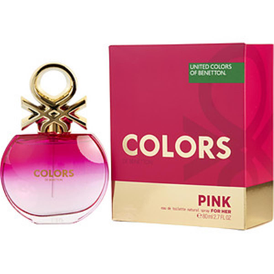 Shop Benetton 292500 2.7 oz Colors De Pink Eau De Toilette Spray