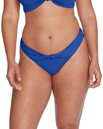 Shop Robin Piccone Olivia Bikini Bottom In Blue
