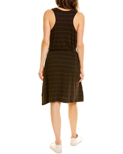 Shop Atm Anthony Thomas Melillo Atm Slub Jersey Striped Tank Dress In Black