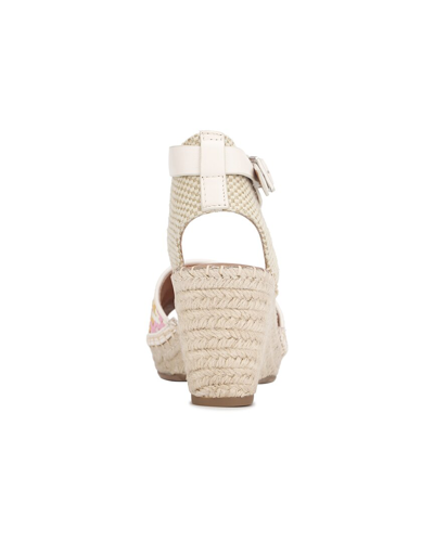 Shop Gentle Souls By Kenneth Cole Charli Leather-trim Espadrille In White
