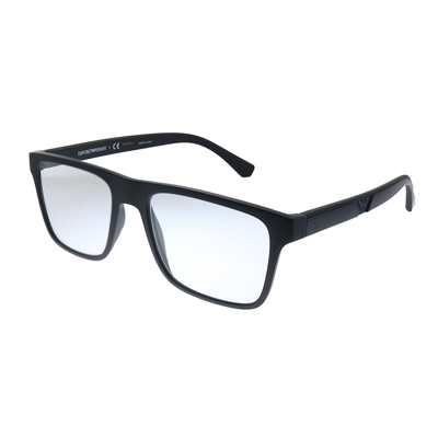 Shop Emporio Armani Ea 4115 58011w 52mm Unisex Rectangle Sunglasses In Black