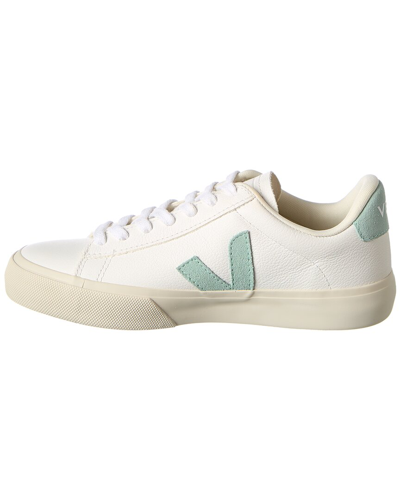 Shop Veja Campo Leather & Suede Sneaker In White
