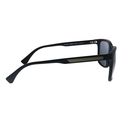 Shop Emporio Armani Ea 4047 506381 Unisex Square Sunglasses In Black