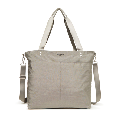 Shop Baggallini Large Carryall Tote In Grey