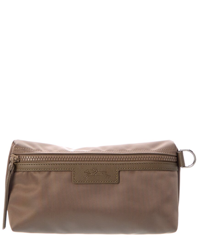 Le Pliage Neo Canvas Pouch In Beige