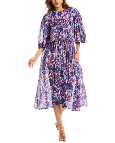 Shop Isabel Marant Etoile Maggy Midi Dress In Multi