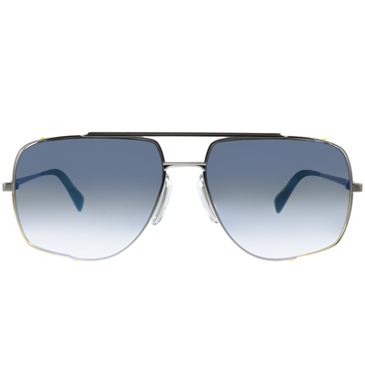 Dita Midnight Special Drx-2010-k-pld-60 Unisex Aviator Sunglasses In Multi
