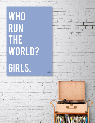 Shop Curioos Who Run The World? Girls. In Pink