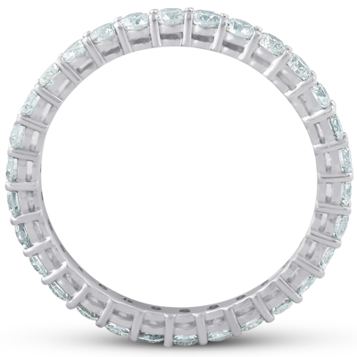 Pompeii3 1ct Diamond Eternity Ring 14k White Gold In White