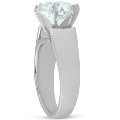 Pompeii3 2 Ct Diamond Solitaire Engagement Ring 14k White Gold In White