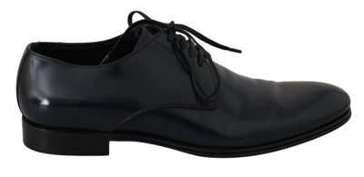 Shop Dolce & Gabbana Leather Dress Derby Formal Mens Men's Shoes In Black