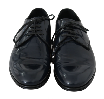 Shop Dolce & Gabbana Leather Dress Derby Formal Mens Men's Shoes In Black