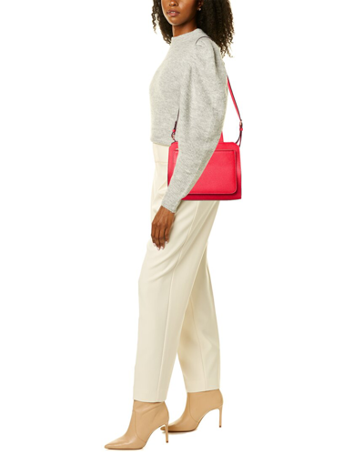 Valextra Passepartout Medium Leather Tote In Red