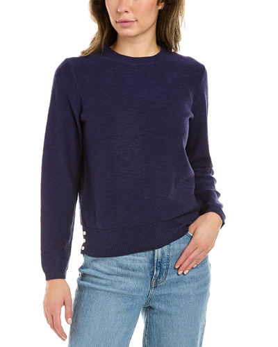 Shop Alex Mill Isabelle Linen-blend Sweater In Blue