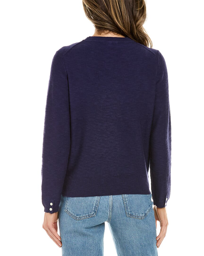 Shop Alex Mill Isabelle Linen-blend Sweater In Blue