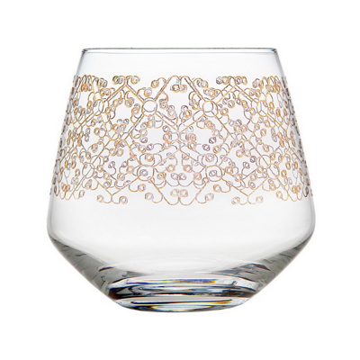 Shop Godinger 99314 13 oz Allegra Gold Tumblers - Set Of 4