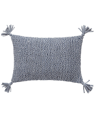 Shop Splendid Knitted Jersey Pillow In Blue