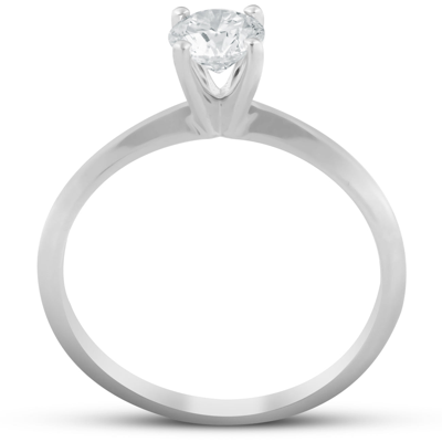 Shop Pompeii3 Vvs1 1/3ct Round Solitaire Diamond Engagement Ring 14k White Gold