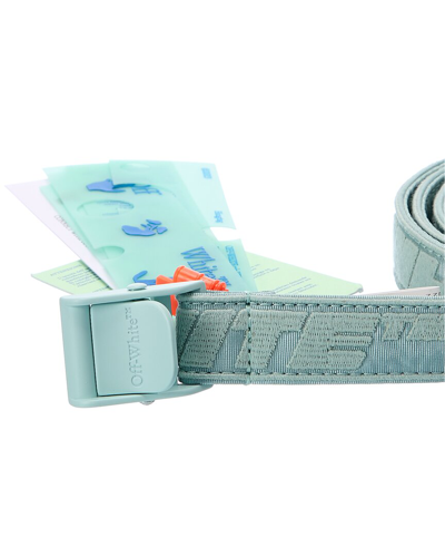 Off-white Industrial Belt In Green