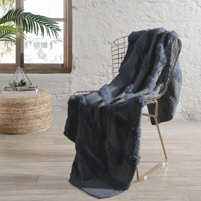 Shop Modern Threads Luxury Farrah Acrylic Fur Bed Sofa Throw In Grey