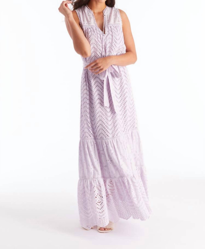 Shop Allison New York Estelle Maxi Dress In Lavender Fog In Purple