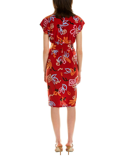 Shop Donna Morgan Matte Jersey Mini Dress In Multi