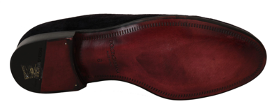 Shop Dolce & Gabbana Suede Leather Stiletto Shoes Men's Heels In Black