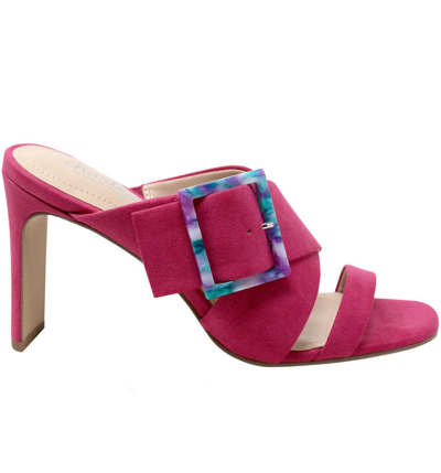 Charles By Charles David Gleam Slide Sandal In Pink