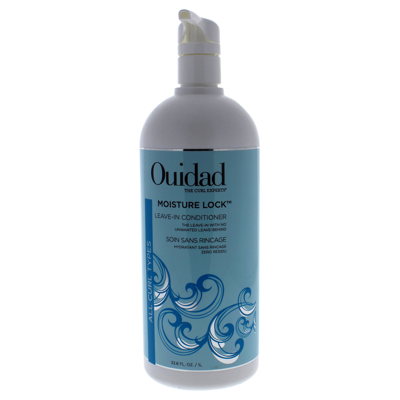 Shop Ouidad Moisture Lock Leave-in Conditioner By  For Unisex - 33.8 oz Conditioner In Blue