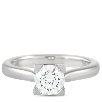 HARRY WINSTON Harry Winston Platinum 0.71 ct Diamond Solitaire Engagement Ring 