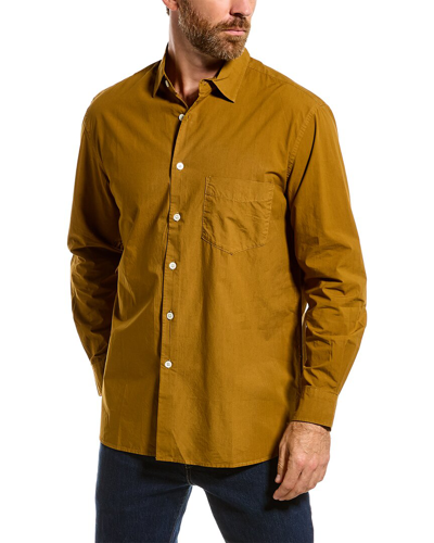 Shop Alex Mill Easy Shirt In Yellow