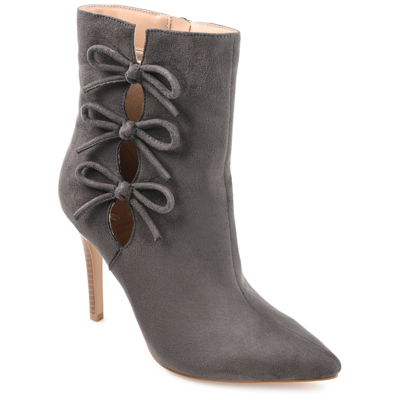 Shop Journee Collection Collection Women's Tru Comfort Foam Deandra Bootie In Grey