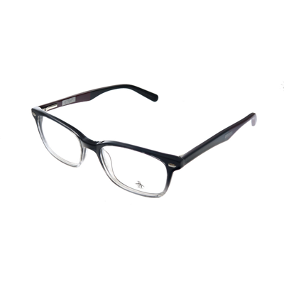 Shop Original Penguin Pe Clyde Bk 52mm Unisex Rectangle Eyeglasses 52mm In White