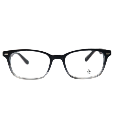 Shop Original Penguin Pe Clyde Bk 52mm Unisex Rectangle Eyeglasses 52mm In White