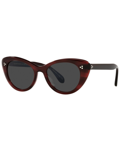 Shop Oliver Peoples Women's Rishell Sun 51mm Sunglasses In Brown