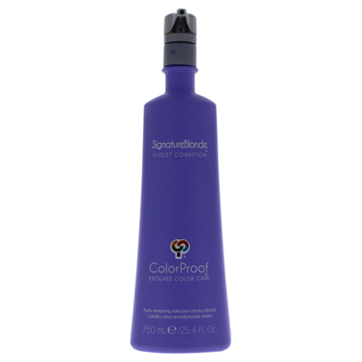 Shop Colorproof Signature Blonde Violet Conditioner By  For Unisex - 25 oz Conditioner In Purple