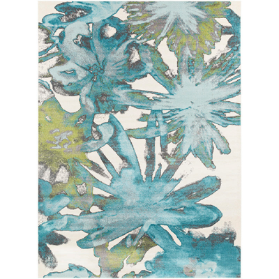 Shop Surya Aberdine Indoor Modern Rug In Blue