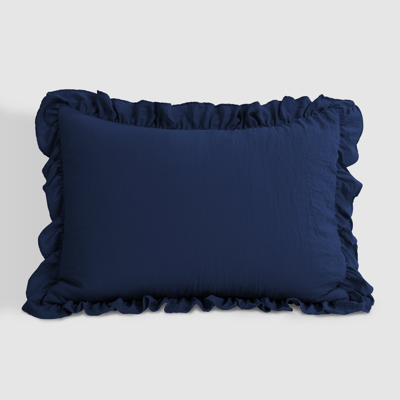 Shop Lush Decor Reyna Comforter Navy 2pc Set Twin Xl In Blue