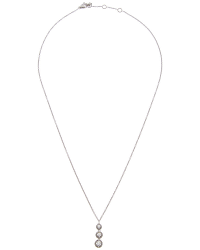 Shop Marco Bicego Forever 18k 0.40 Ct. Tw. Diamond Drop Necklace In White