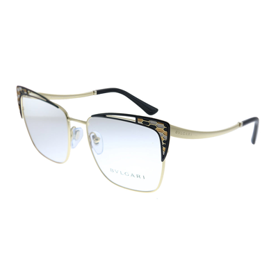 Shop Bvlgari Bv 2230 2018 54mm Womens Cat-eye Eyeglasses 54mm In Gold