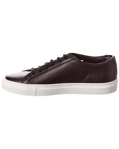 Shop Common Projects Achilles Leather Sneaker In Black