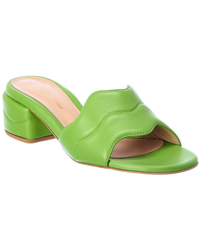 Gianvito Rossi 45 Leather Sandal In Green