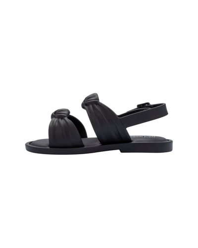 Shop Mini Melissa Velvet Bb Sandal In Black