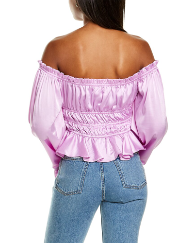 Shop Hutch Off-the-shoulder Top In Pink