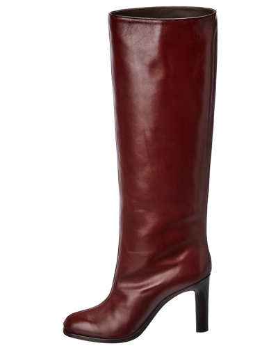 Shop The Row Wide Shaft Leather Boot In Red